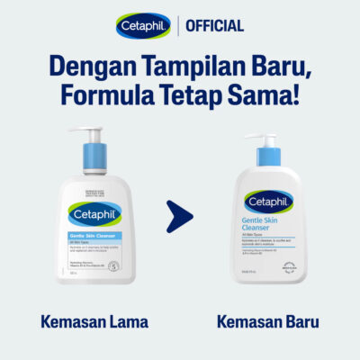 Cetaphil Gentle Skin Cleanser 473ml - Sabun Pembersih Muka Untuk Semua Jenis Kulit thumbnail 3