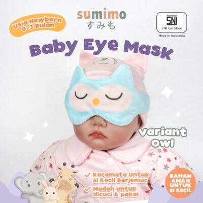Penutup mata bayi Sumimo Baby Eye Karakter Mask Animal Penutup Mata Bayi thumbnail 6