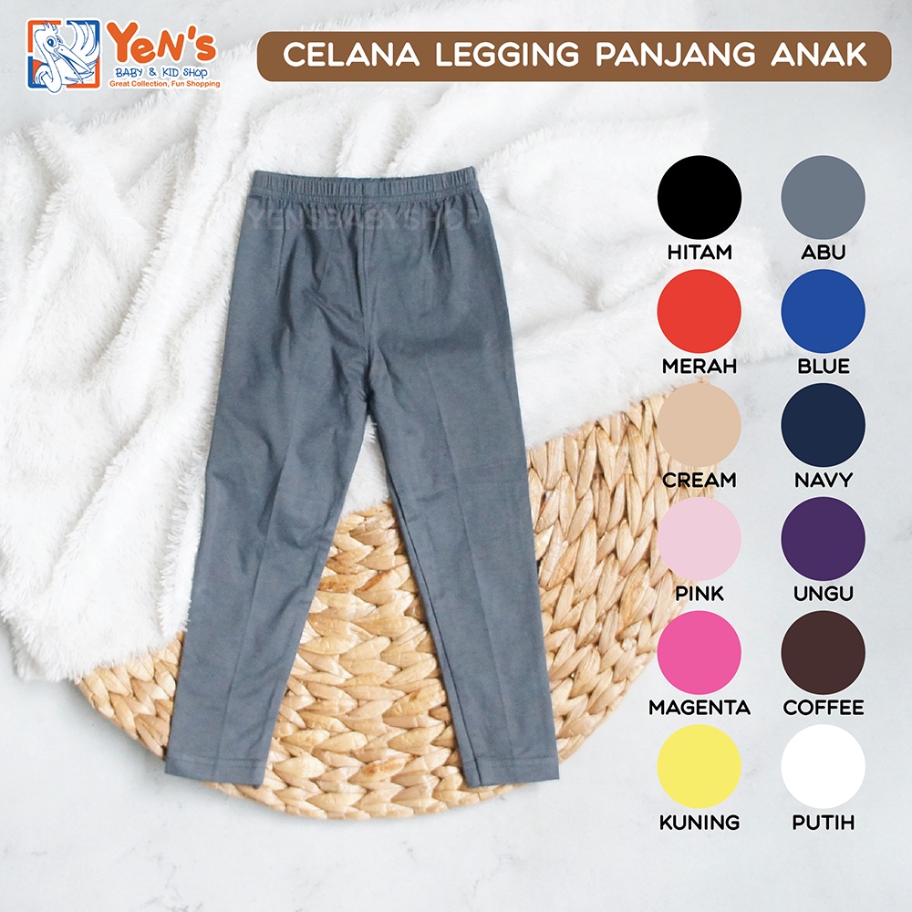 M88 Legging Panjang Anak Perempuan / Size 9-15