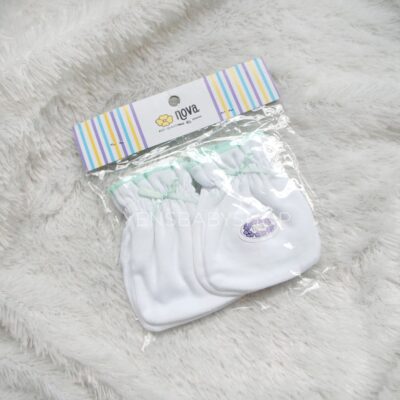 NOVA Sarung Tangan dan Sarung Kaki Bayi Putih Neci thumbnail 3