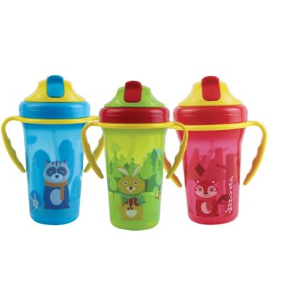 BABY SAFE Weighted Straw Cup JP020 Botol Minum Anak - 300ml
