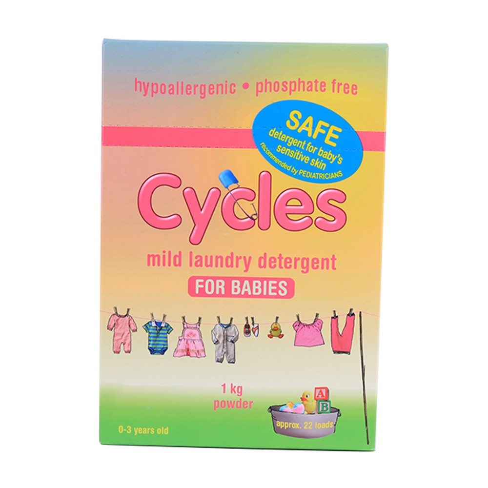 Cycles Mild Laundry Detergent 1 Kg /Detergent Bubuk