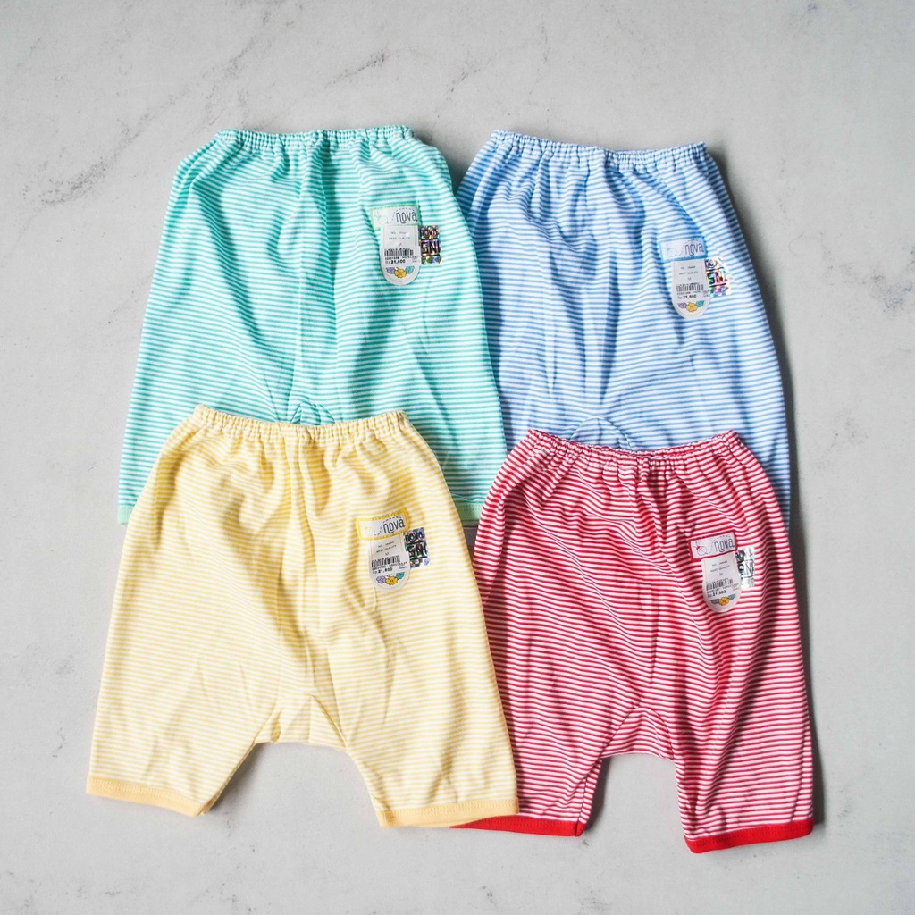 NOVA Celana 3/4 Bayi Motif Garis