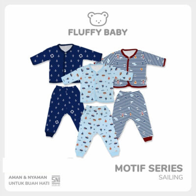 FLUFFY Setelan Panjang MOTIF (Isi 1Pasang) SJJAN/SJJAB SLN NB