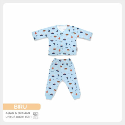 FLUFFY Setelan Panjang MOTIF (Isi 1Pasang) SJJAN/SJJAB SLN NB thumbnail 5