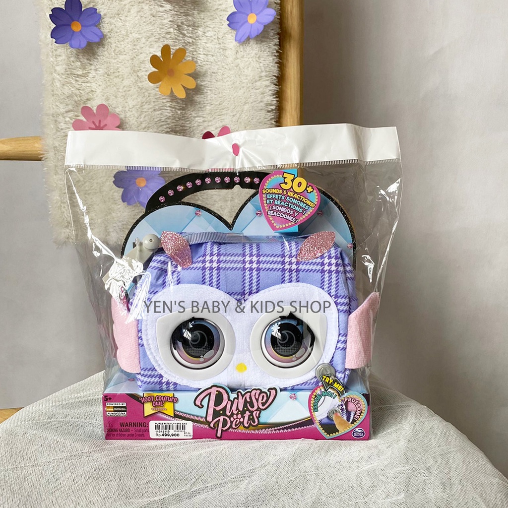 PURSE PETS Interactive Pet Toy and Handbag - Mainan Interaktif Tas Mini