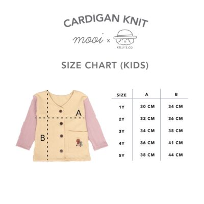 MOOI Cardigan Knit - Kardigan Rajut Anak thumbnail 3