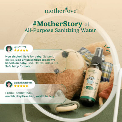 Motherlove Sanitizing Water 60ml - Sanitasi Aman Untuk Kulit, Benda, & Udara thumbnail 5