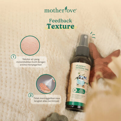 Motherlove Sanitizing Water 60ml - Sanitasi Aman Untuk Kulit, Benda, & Udara thumbnail 6