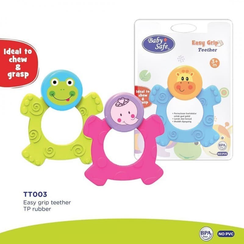 BABY SAFE Easy Grip Teether 3m+