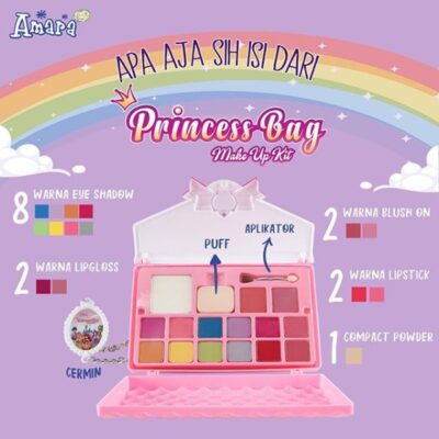 AMARA Princess Bag Make Up Aman untuk Anak thumbnail 3