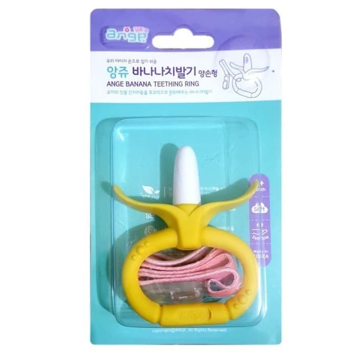 Ange Banana Teething Ring 3M