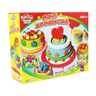 FUN-DOH Birthday Cake Mainan Lilin
