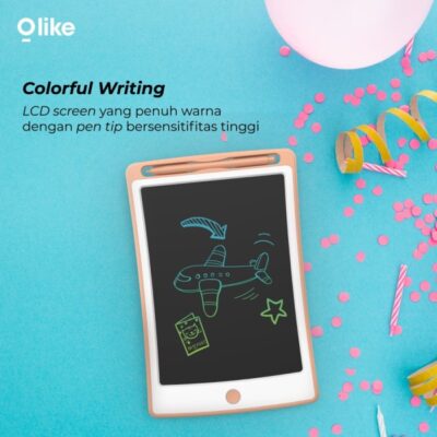 OLIKE LCD Writing Tablet 8,5" & 10" - Papan Tulis Digital Anak thumbnail 2