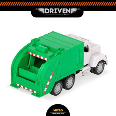 DRIVEN BY BATTAT Micro Series Micro Recycling Truck Mainan Anak Diecast thumbnail 2