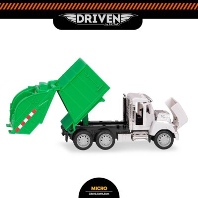 DRIVEN BY BATTAT Micro Series Micro Recycling Truck Mainan Anak Diecast thumbnail 3