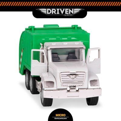 DRIVEN BY BATTAT Micro Series Micro Recycling Truck Mainan Anak Diecast thumbnail 4