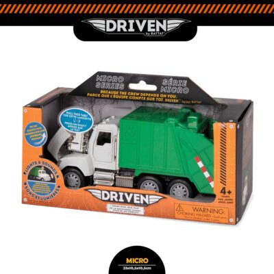 DRIVEN BY BATTAT Micro Series Micro Recycling Truck Mainan Anak Diecast thumbnail 5