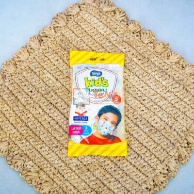 SENSI Kid's Duckbill Face Mask 4 Ply Lapis Motif 5pcs - MOTIF RANDOM