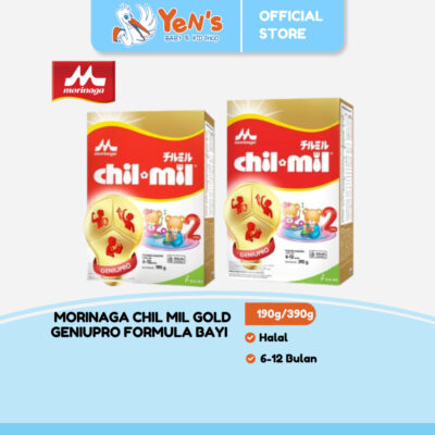 Morinaga Chil Mil Gold Geniupro Formula Bayi Usia 6-12 Bulan 190g / 390g