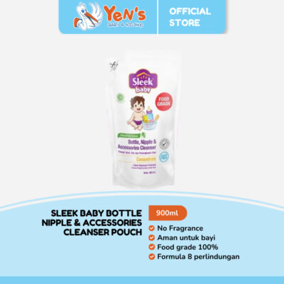 Sleek Baby Bottle Nipple & Accessories Cleanser Refill 900 ml