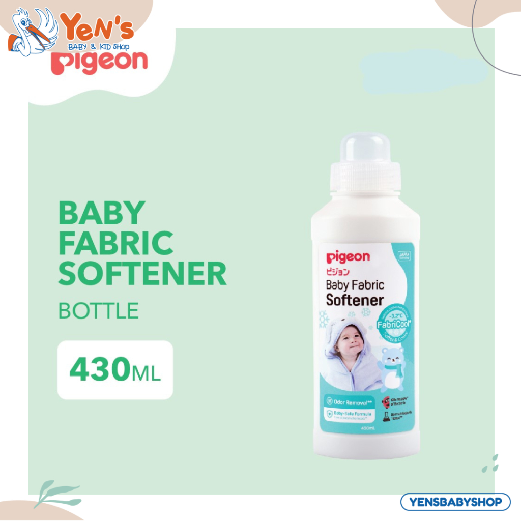 PIGEON Baby Fabric Softener 430ml Bottle / Cairan pelembut pakaian