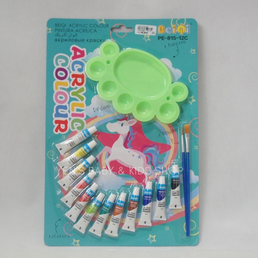 Unicorn Acrylic Colour (12 Colours)