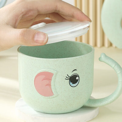 Gelas Jerami Mug / Gelas Minum Anak Elephant thumbnail 2