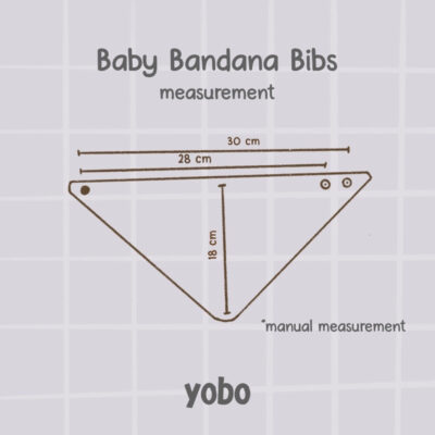 YOBO Baby Bandana Bibs Baby - Slaber Segitiga Celemek Bayi thumbnail 3