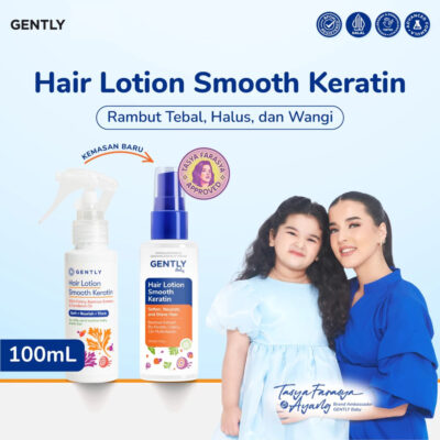 Gently Hair Lotion Smooth Keratin with Celery, Beetroot Extract, & Candlenut Oil 100 ML thumbnail 2