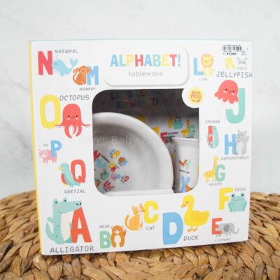 TECHNOPLAST Alphabet Round Tableware Set - Peralatan Makan Baby Set thumbnail 2