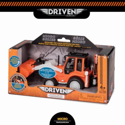 DRIVEN BY BATTAT Micro Series Micro Backhoe Loader Mainan Anak Diecast thumbnail 2