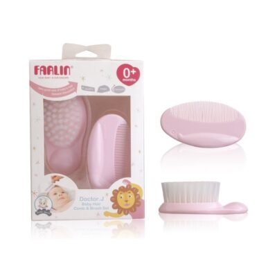 FARLIN Comb and Brush Rounded - Sisir Dan SIkat Bayi thumbnail 2