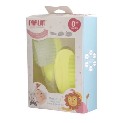 FARLIN Comb and Brush Rounded - Sisir Dan SIkat Bayi thumbnail 3