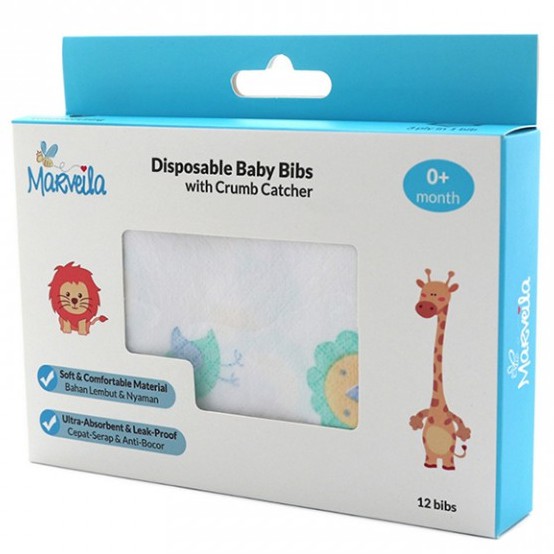 Marveila Disposable Baby Bibs