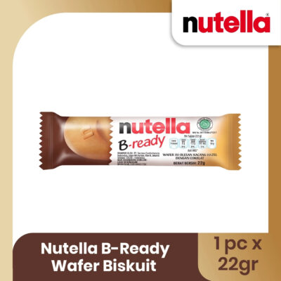 FERRERO Nutella B-Ready 22gr / Cemilan renyah dipadu bersama Nutella thumbnail 2