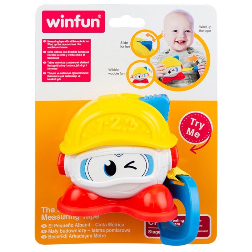 WINFUN The Little Builder Measuring Tape W000682 - Mainan