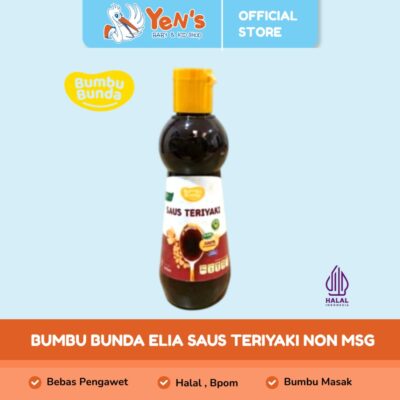 Bumbu Bunda Elia Saus Teriyaki Non MSG Non Pengawet / Bumbu MPASI