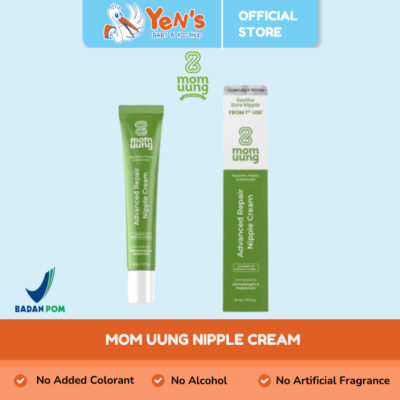 Mom Uung Nipple Cream - Krim Puting Lecet - Food Grade Aman Untuk Bayi - Halal BPOM