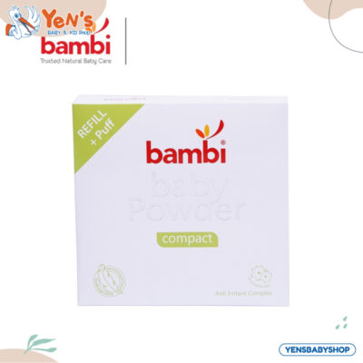 Bambi Baby Compact Powder 40gr - Refill | Bedak Padat Bayi Kulit Normal - Sensitif | Aromatherapy thumbnail 2
