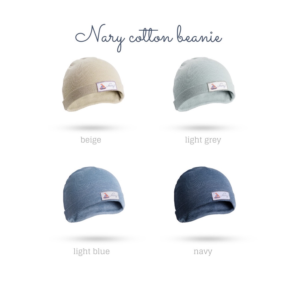 NARY Topi Bulat Bayi - Denim Series