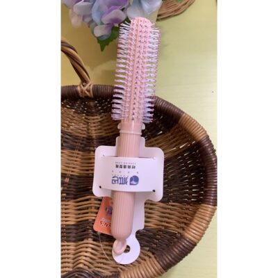 Round brush FB-L4262A / Sisir rambut bulat Pink & Hijau thumbnail 3