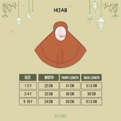 BOHOPANNA Setelan Muslim Malika - Setelan Muslim Anak Perempuan thumbnail 3
