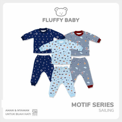 FLUFFY Setelan Oblong PJG-PJG MOTIF (Isi 1 Pasang) SOJJSR/SOJJXR SLN SML