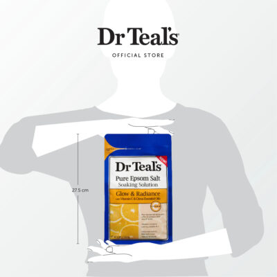 Dr Teal's Pure Epsom Salt Soaks / Garam Berendam - Vit C & Citrus Essential Oil 1360g thumbnail 7