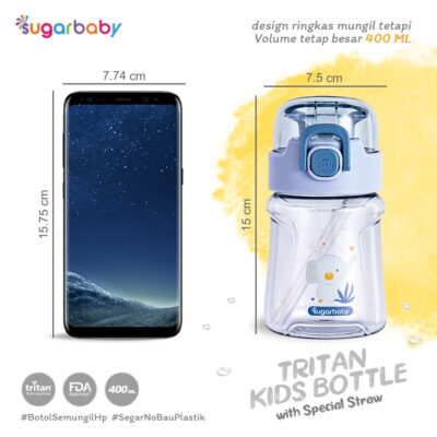 SUGARBABY TRITAN Kid Bottle (400 ml,12 mo+) / Botol minum anak thumbnail 7