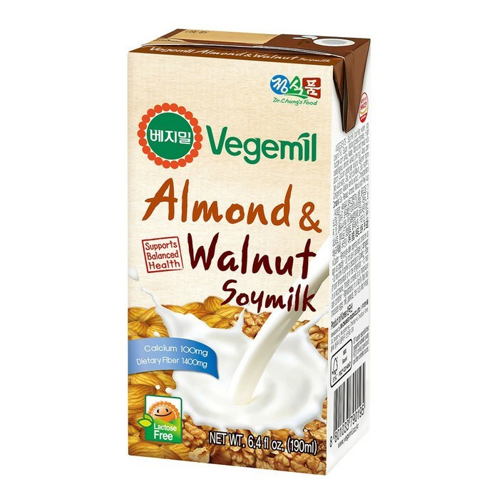 VEGEMIL Almond & Walnut Soymilk 190ml