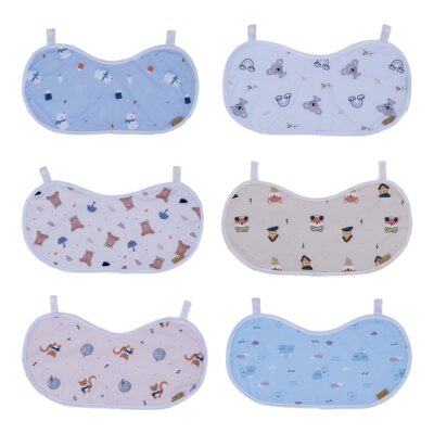 CLENCY Burp Bibs Motif Print