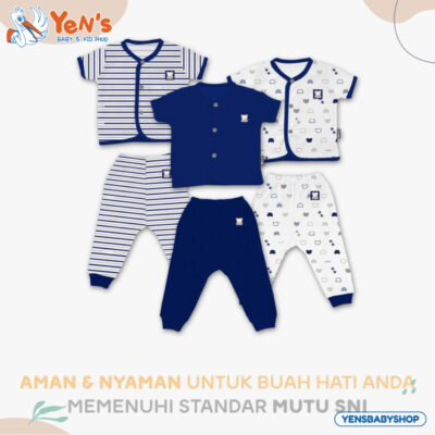 FLUFFY Stelan Bayi Pendek Panjang BOLD - SDJAN/SDJAB NAV NB (Isi 1Pasang)