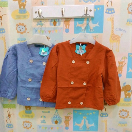 Blouse Anak Perempuan Kancing 3627